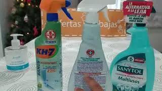 Desinfectantes Multiusos Made in Spain ¿Cuál es el mejor? Sanytol vs Asevi vs KH-7