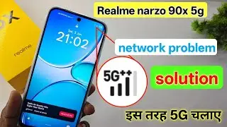 Realme narzo 90x 5g setting | realme narzo 90x me 5g network kaise laye