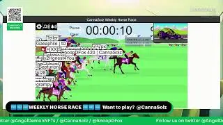 Snoop D Fox Presents CannaSolz Weekly Horse Race v33
