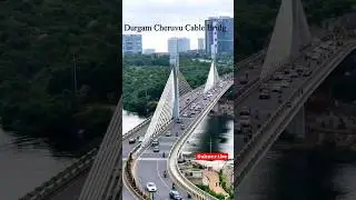 Durgam Cheru cable Bridge Hyderabad near inorbit mall #Madhapur #hyderabad