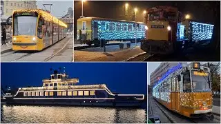 Adventi fényjárművek 2024 | Fényvillamosok, Fénykomp, Fény balatonfenyvesi kisvasút