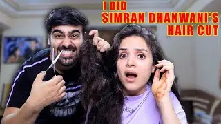 I DID @SimranDhanwani HAIRCUT!!! | Hisab barabar! | Jadoo vlogs
