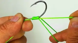 Knot. The best knot for tying the thread to the hook