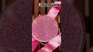 Chia Seed Drink | Milke 🥛 Sabja Drink | Summer Special Chia Seed Drink | #short