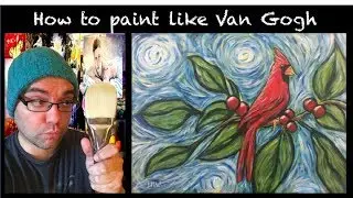 How to paint like Van Gogh (Timelapse + Chat)