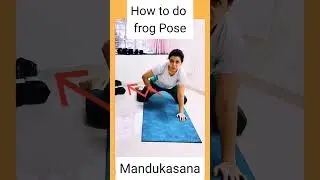 Mandukasana | Frog Pose |#shorts #viralshorts #trending #manduka #yoga #frog #how #bellyfat #home