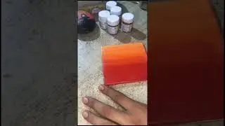 Mini canvas board painting #viralshort #drawing #ytshorts #canvaspainting