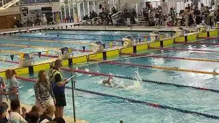 Suari Tripura at 2025 ACT Short Course Championships 50 meter freestyle