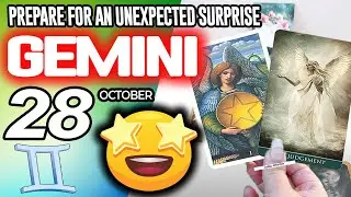 Gemini ♊😲PREPARE FOR AN UNEXPECTED SURPRISE❗🎁 horoscope for today OCTOBER 28 2025 ♊ #gemini tarot