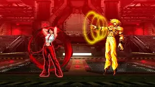 [KOF Mugen] Vanessa Blood vs Boss Orochi Team