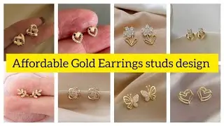 Affordable Stylish Gold Earring Stud Designs 🔥 | Trending 2026