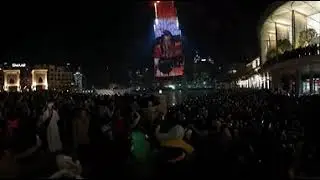 New Year 2018 Dubai Burj Khalifa 360 Новый год 2018 Бурдж Халифа