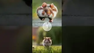 AI vs. Real Life   #ai #midjourney #animals #art #shorts