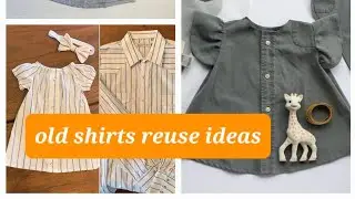 Reuse|Reform your old shirts and jeanz ideas|Recycling shirt and pants #youtube #viral #fashion
