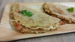 🥚🫓 Liquid Dough Egg Paratha | Cheesy Egg Paratha | 
