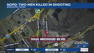 Deadly double shooting under investigation in  the Michoud area
