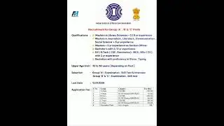 INDIAN INSTITUTE OF MASS COMMUNICATION RECURITMENT| 2025| CENTRAL GOVT JOB VACANCY | #shorts #job