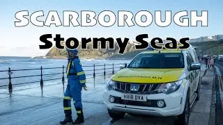 Scarborough Battered By Rough Sea - October 14th 2023 #yorkshire #weather