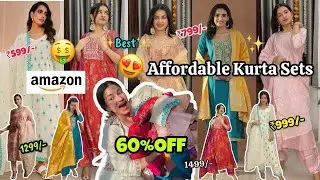 *HUGE* AMAZON Wedding Kurta Sets Haul✨🌺| Affordable Kurta Sets From Amazon | Incredible Isha12 |