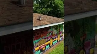 Pumphouse Community Art Wall in Fayetteville, AR.
