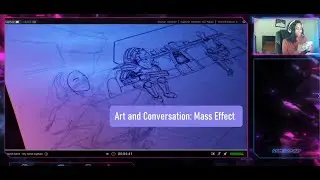 Mass Effect Talk while Drawing Shepard