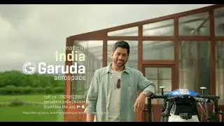 MS Dhoni in Garuda Aerospace Agri Drone Ad - Garuda Kisan Drone Viral Video