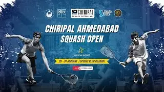 Day 2 - Court 1 - Chiripal - Ahmedabad Squash Open - 2026
