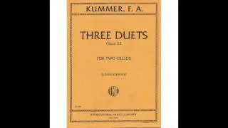 Kummer Cello Duet Op 22 No 1 C major 2nd Movement