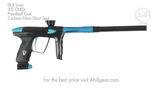 DLX Luxe 2.0 OLED Paintball Gun - Carbon Fiber/Dust Teal - Visual 360