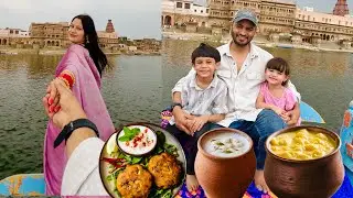 Vrindavan Ka Best Street Food Khaya 😋 With Family 😍