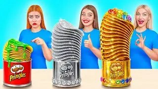 Бедная vs Богатая vs Ультра Богатая еда Челлендж | Смешные Cитуации от Candy DO