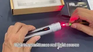 Rechargeable High transmittance red light source Visual Fault Locator VFL #vfl #lightsource #ftth