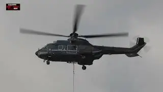 Mit Kettendumpern und Hubschrauber im Hochwassergebiet - Die Pegel singen langsam am Huntedeich