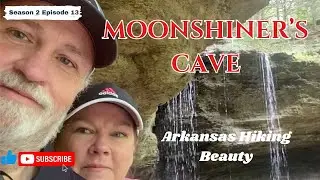 Conquering Moonshiner's Cave- Waterfall in Devils Den State Park in Arkansas