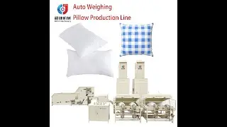 polyester fiber cotton opening and automatic pillow filling machine with weighing