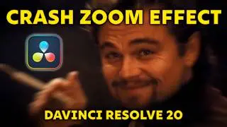 Crash Zoom in DaVinci Resolve 20 | No Zoom Lens? Do THIS Instead