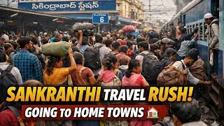 Sankranthi 2026 Rush | Secunderabad Railway Station Fully Crowded|Huge Crowd live updatesecendrabad 