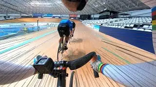 ケイリン世界王者の驚異のバンク練習を撮ってみた！