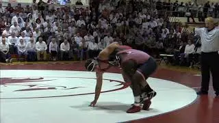 Thomas Haines pins Razohnn Gross; LHU knocks off Rutgers 22-16