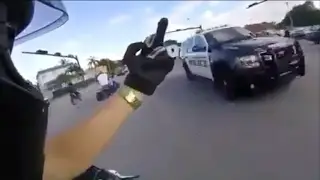 DRAMATIC POLICE CHASE WITH SHOOTING