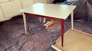 #1 Urządzamy stary dom - jak pomalować st&oacute;ł farbą kredową?