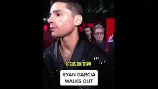 Ryan Garcia Walks Out With Christian Music #jesus #shorts #ryangarcia