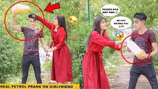 Real Petrol ⛽️ Prank On Rishu | Gone Wrong 😱 | Justin Romio