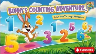 Bunny's Counting Adventure: A Fun Hop Through Numbers! #kidssongs #funlearning #nurseryrhymes