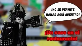 &iexcl;Un caos en el restaurante en mic up! | VR Roblox