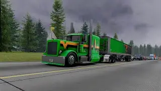 4K | Cross Country Crop Hauling | American Truck Simulator