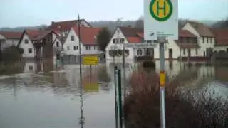 MdL vor Ort Hochwasser in Hafenlohr
