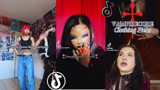 🦇 Vampirecore TikToks | Outfit Inspiration 🖤 | TikTok Compilation
