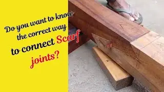 How to make Scarf wood joints| woodworking| DIY| Joints | Scarf joints