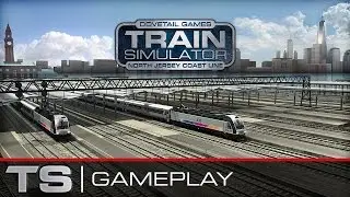 Train Simulator 2015 Gameplay - North Jersey Coast Line Route Preview
